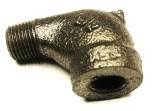 1/4 STREET ELBOW SCHEDULE 40 BLACK - Plain