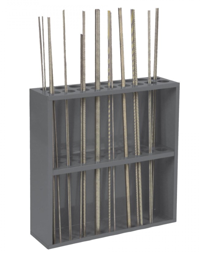 THREADED ROD RACK GRAY - Threaded Rod Rack