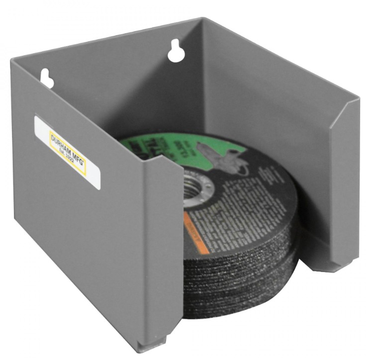 4 1/2" CUT OFF WHEEL DISPENSER GRAY (MOUNTABLE) - Utility & Wall Mountable Storage