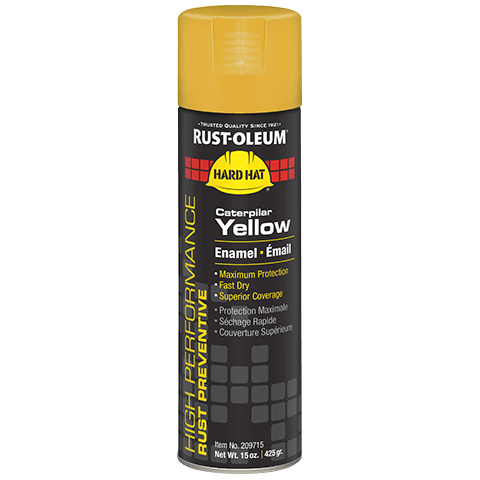 RUST-OLEUM V2100 CATERPILAR YELLOW SPRAY PAINT - High Performance