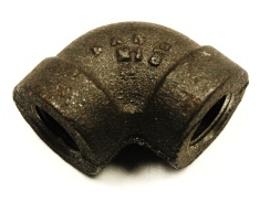 1 1/2 ELBOW 90 DEGREE SCHEDULE 80 BLACK - Plain