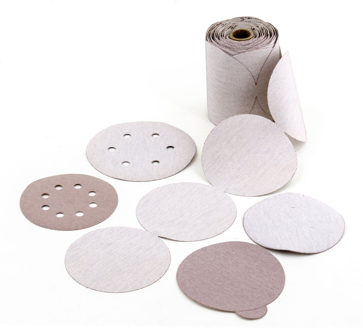5 X 100GR HOOK & LOOP PAPER DISC ALUM OXIDE (5 HOLE) - Hook & Loop Discs