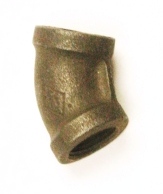 3/4 ELBOW 45 DEGREE SCHEDULE 40 BLACK - Plain
