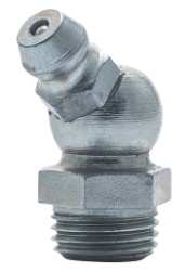10M-1.0 45 DEG GREASE FITTING Z/P - Standard Grease Fittings