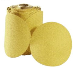 5 X 80GR PSA PAPER DISC ROLL ALUM OXIDE (100PC/ROLL) - PSA - Pressure Sensitive Adhesive Disc Rolls