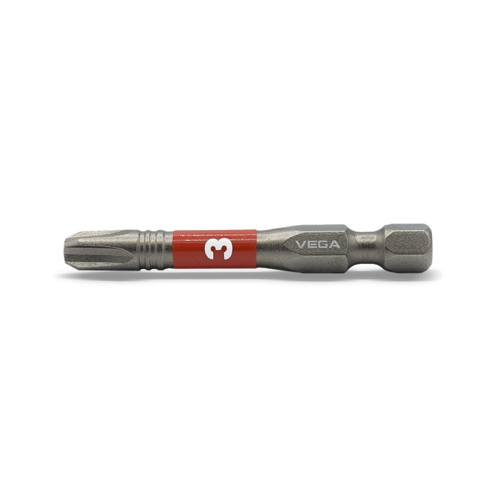 #3 X 2 PHILLIPS IMPACT POWER BIT - CARDED 5PC - Impact Power Bits