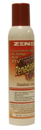 8OZ RTV AEROSOL SILICONE RED - Silicone Red