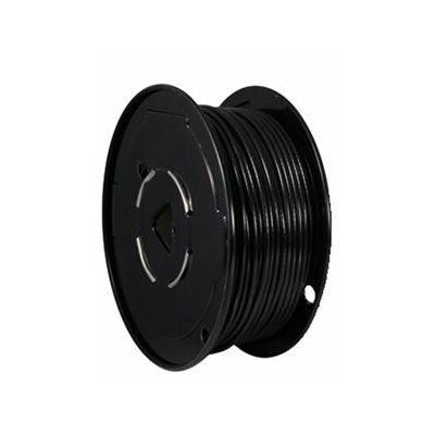 3/16 X 500 FT (7 X 19) AIRCRAFT CABLE HDG - 1/4 BLACK NYLON COATED - 7 X 19 Nylon Coated Aircraft Cable