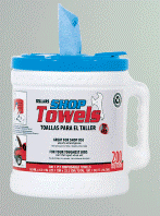 BLUE SHOP TOWEL BUCKET - Blue