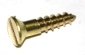 #4 X 1/2 FSWS BRASS - Brass