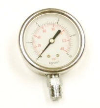 3000 PSI GAUGE 1/4 NPT - Liquid Filled