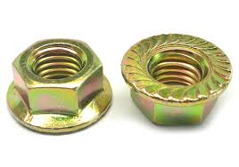 5/8-11 FLANGE NUT GR 8 SERRATED Y/Z - Steel