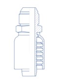 1/4 X 3/8 HOSE / MALE JIC PH - Straight