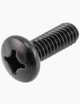 8-32 X 1/4 PPMS S/S BLACK OXIDE - Stainless Steel