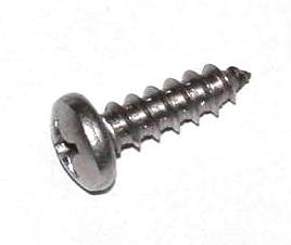 #10 X 3 1/2 PPSMS S/S - Pan Head Sheet Metal Screws