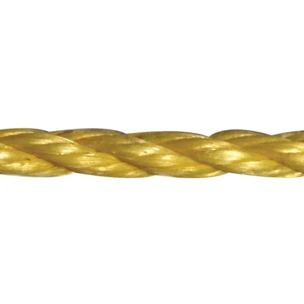 1/2 X 600 ROPE POLYPROPYLENE BLACK/ORANGE - Polypropylene Rope