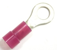 22-18 X #6 RING TERM VINYL - Red
