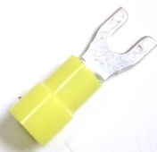 12-10 X #10 SPADE TERM. VINYL - Yellow