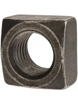 1 1/4-7 SQUARE NUT GR 2 PLAIN - Steel