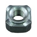 10-32 SQUARE WELD NUT PILOTED 4 PROJECTION PLAIN - Square Weld Nuts