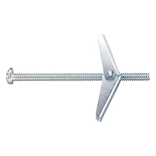 1/4 X 5 ROUND HEAD TOGGLE BOLT Z/P - Round Head Toggle Bolts