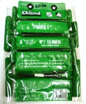 7PC TORX KEY SET T10-T40 - Plain