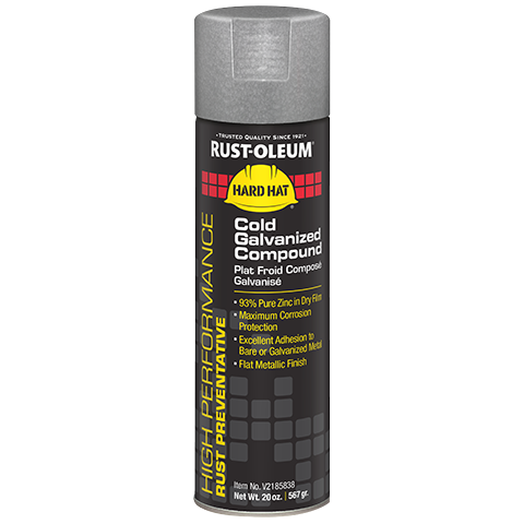 RUST-OLEUM V2100 BRIGHT GALVANIZING COMPOUND SPRAY PAINT - High Performance