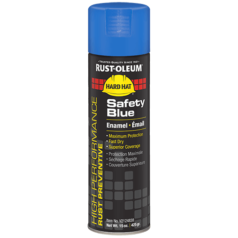 RUST-OLEUM V2100 GLOSS SAFETY BLUE SPRAY PAINT - High Performance