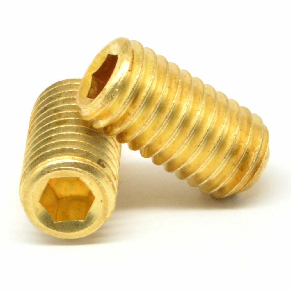 1/4-20 X 1/4 SOCKET SET SCREW BRASS - Brass